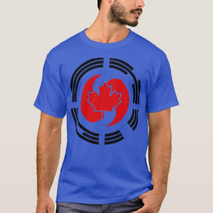 Camiseta Serie Coreana Canadiense de Bandera Patriótica Mul
