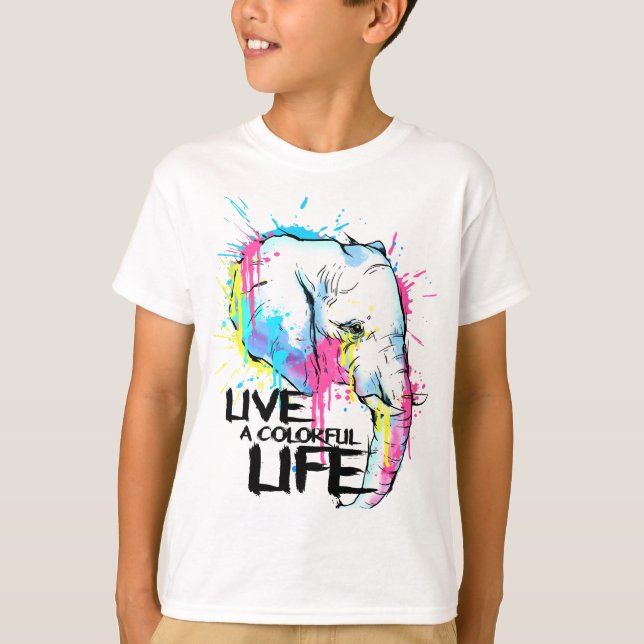 Camiseta Serie de animales acuáticos (Anverso)