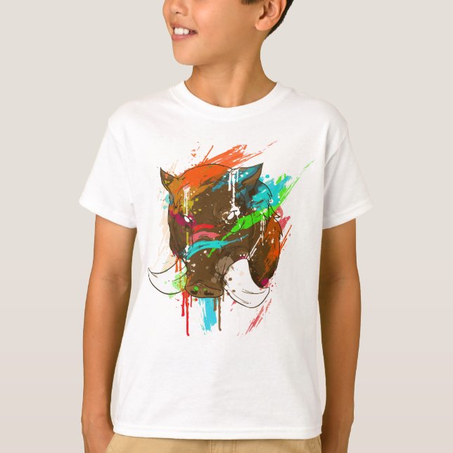 Camiseta Serie de animales acuáticos (Anverso)