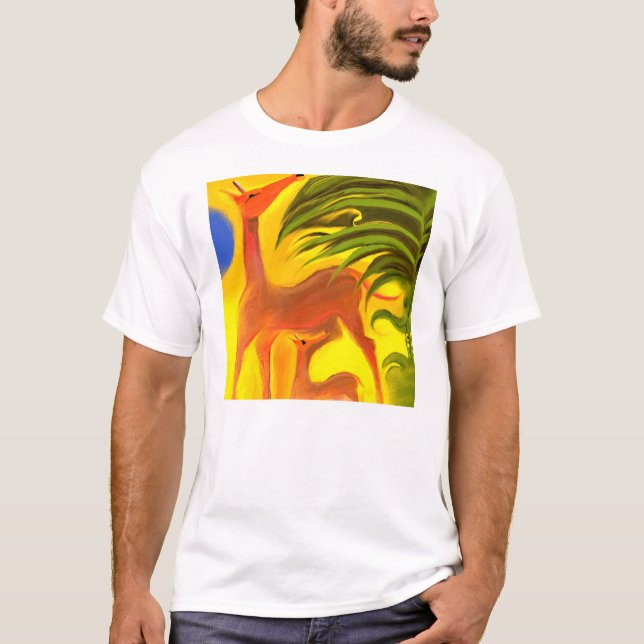 Camiseta Serie de animales felices (Anverso)