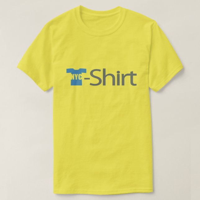 Camiseta Serie de camisetas: NYC Tee Basic T-Shirt (Diseño del anverso)