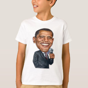 Camiseta Serie de la caricatura de Barack Obama
