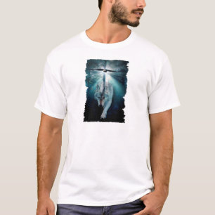 Camiseta Serie de la fauna del LOBO y de EAGLE