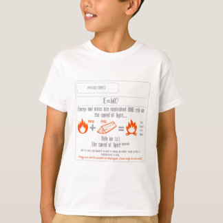 Camiseta Serie de la física E = mc2