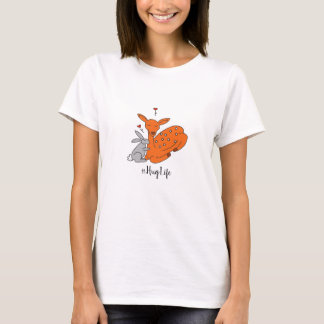 Camiseta Serie de la vida del abrazo - ciervos y conejito