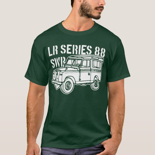 Camiseta Serie de Land Rover 88 SWB (Anverso)