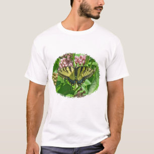 Camiseta Serie de mariposa de cola Swallowtail de tigre ori