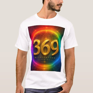 Camiseta Serie de Meditación 369 Oro   Método Tesla 3-6-9