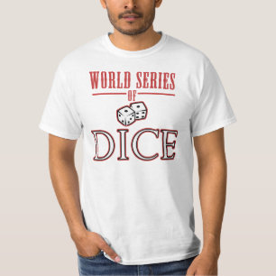 Camiseta Serie de mundo de dados