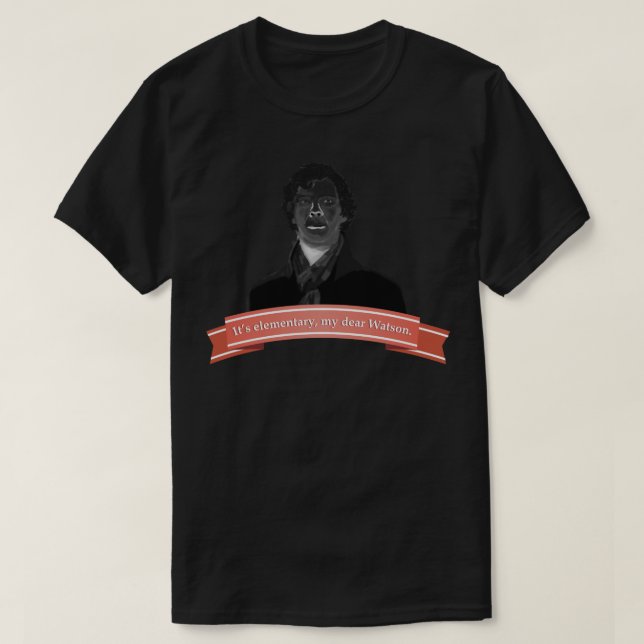 Camiseta Serie Holmes su elemental (Diseño del anverso)