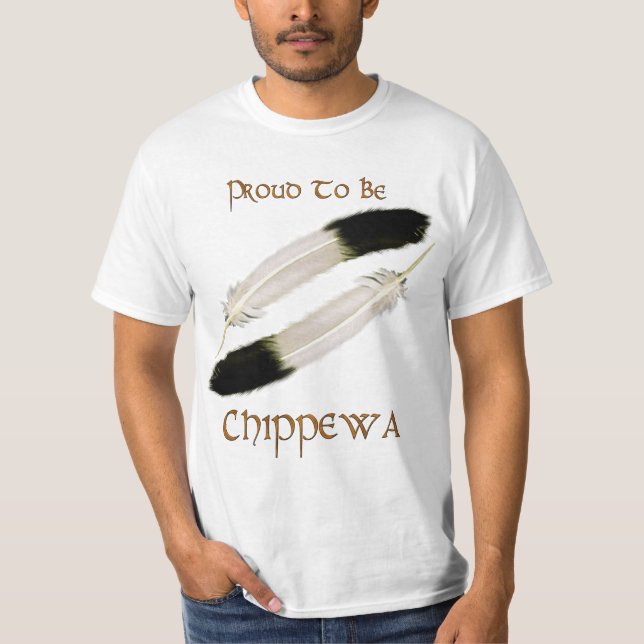 Camiseta Serie Nativa Americana 'ORGULLOSA DE SER CHIPPEWA' (Anverso)