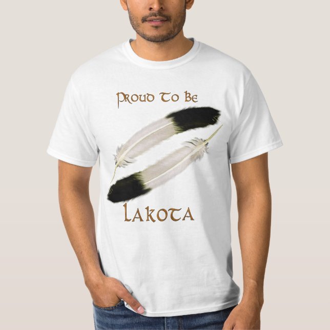 Camiseta Serie Nativa Americana 'ORGULLOSA DE SER LAKOTA' (Anverso)