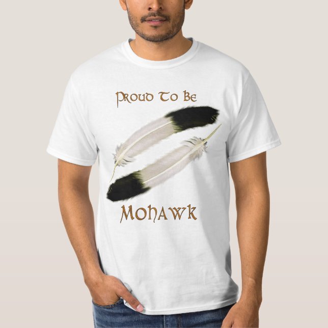 Camiseta Serie Nativa Americana 'ORGULLOSA DE SER MOHAWK' (Anverso)