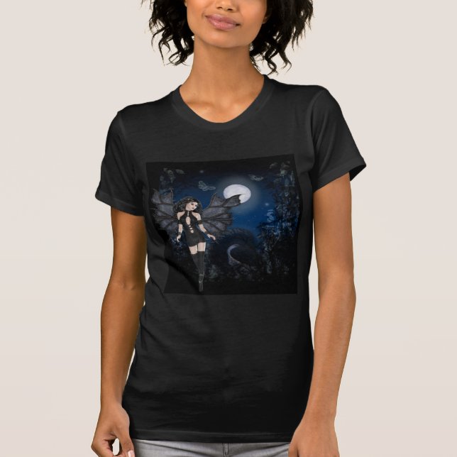 Camiseta Serie nocturna Ángel Oscuro y Oscuro (Anverso)