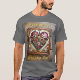 Camiseta Serie Steampunk Corazón Rojo Buff