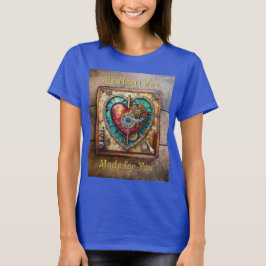 Camiseta Serie Steampunk de Glass Staint Sunflower Heart