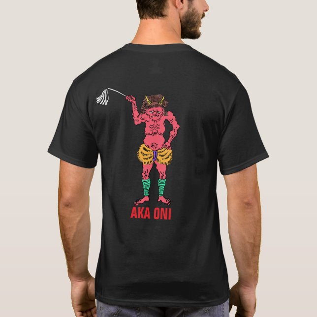 Camiseta Serie Yokai: Aka Oni (Reverso)