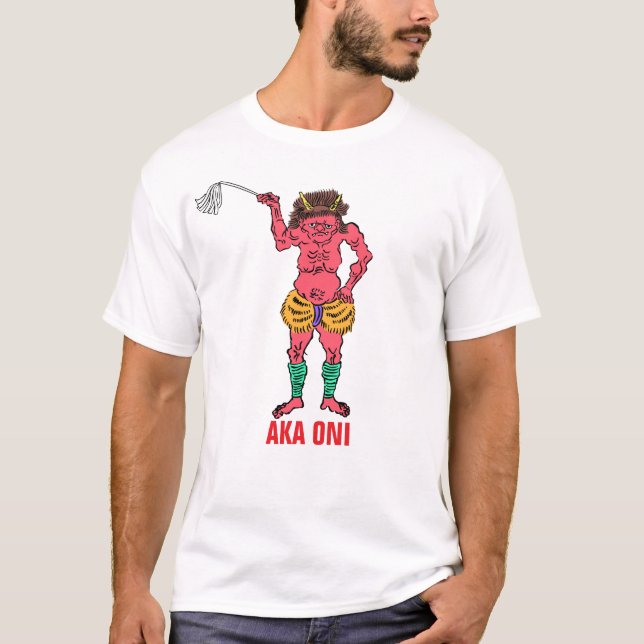Camiseta Serie Yokai: Aka Oni (Anverso)