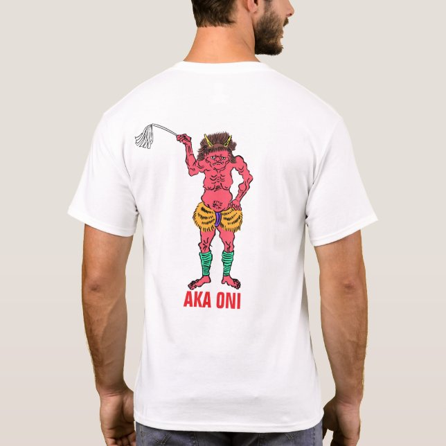 Camiseta Serie Yokai: Aka Oni (Reverso)