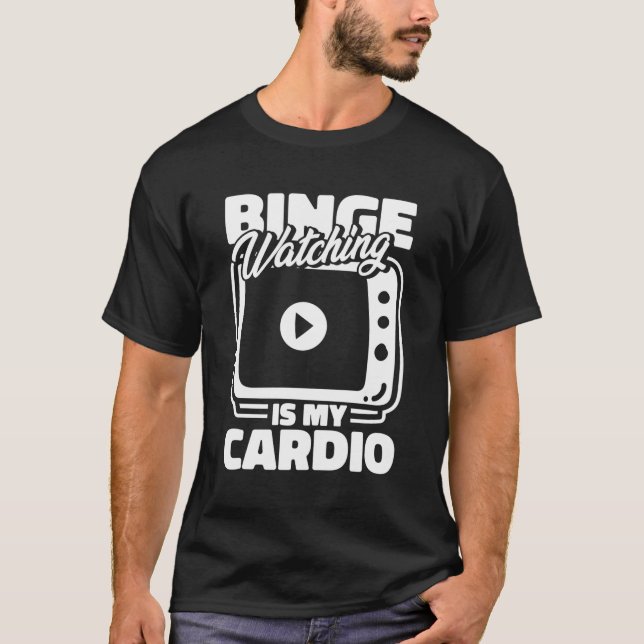 Camiseta Series Binge Watching Tv Show Programas Películas (Anverso)