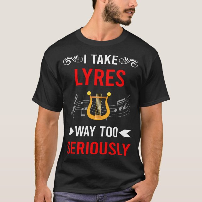 Camiseta Serious Lyre (Anverso)