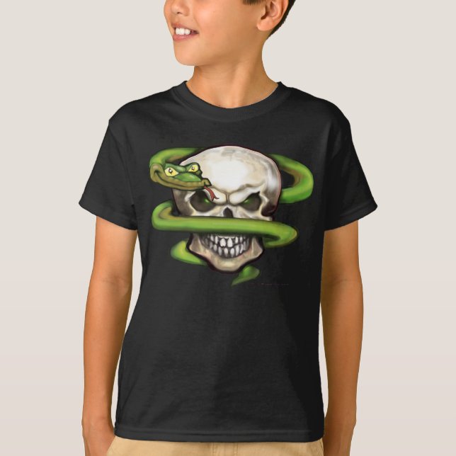 Camiseta Serpent Evil Skull (Anverso)