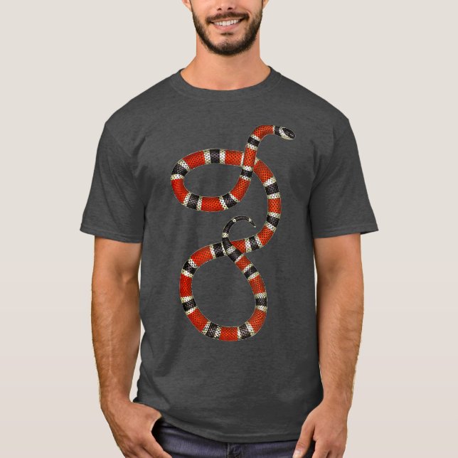 Camiseta Serpent Red Black Coral Snake Educational (Anverso)