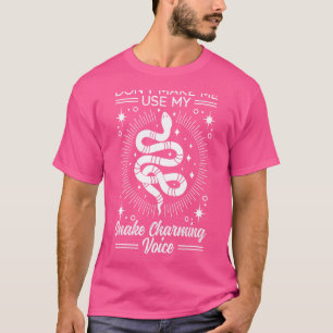 Camiseta Serpentología mascota Reptile Serpiente Venosa
