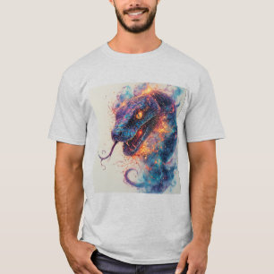 Camiseta Serpiente Ardiente con Energía Dinámica