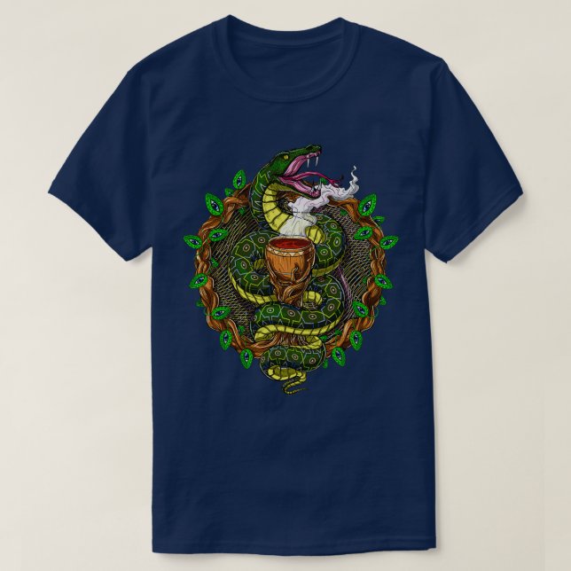 Camiseta Serpiente Ayahuasca (Diseño del anverso)