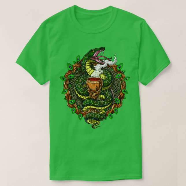 Camiseta Serpiente Ayahuasca (Diseño del anverso)