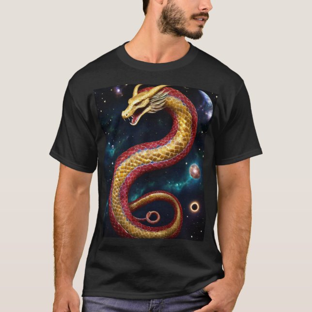Camiseta Serpiente celestial - Guardián del Cosmos" (Anverso)