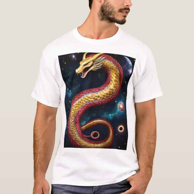 Camiseta Serpiente celestial - Guardián del Cosmos" (Anverso)