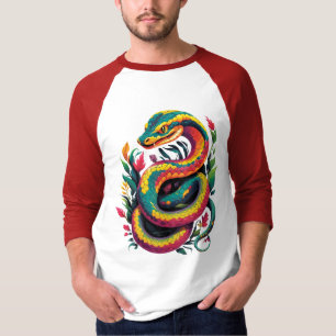 Camiseta Serpiente colorida