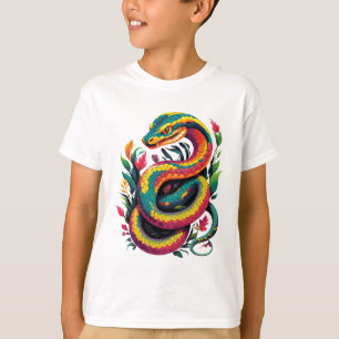 Camiseta Serpiente colorida