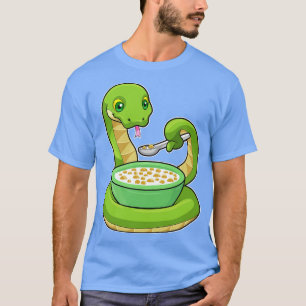 Camiseta Serpiente comiendo con Muesli