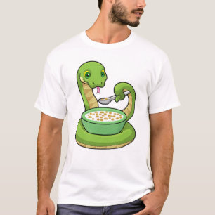 Camiseta Serpiente comiendo con Muesli