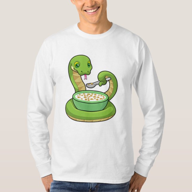 Camiseta Serpiente comiendo con Muesli (Anverso)