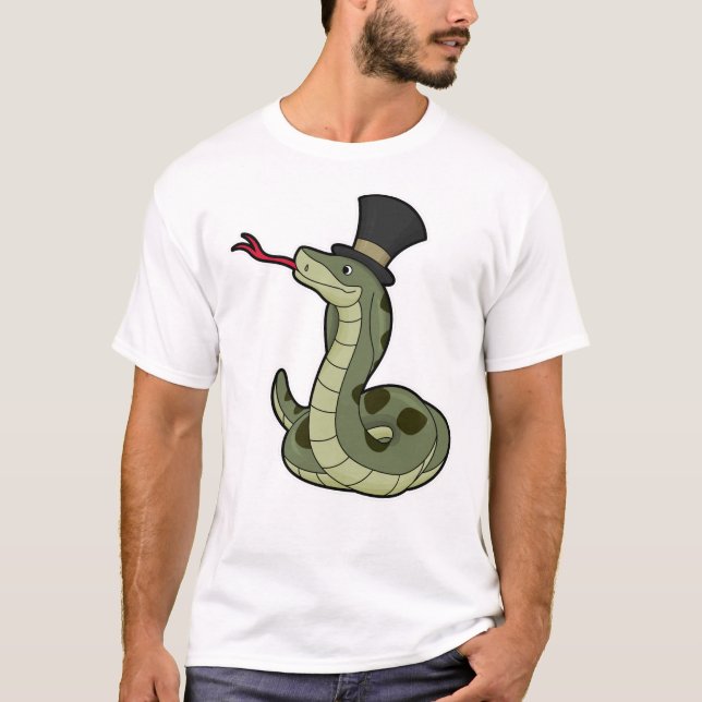 Camiseta Serpiente como caballero y Gorra (Anverso)