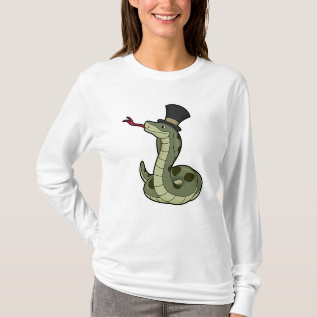Camiseta Serpiente como caballero y Gorra (Anverso)