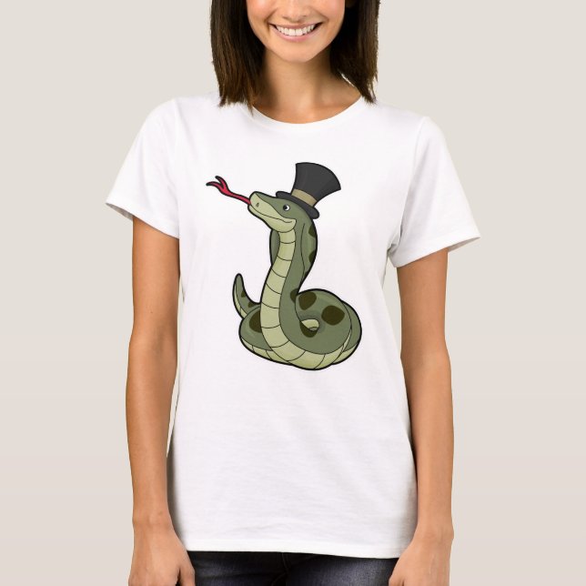 Camiseta Serpiente como caballero y Gorra (Anverso)