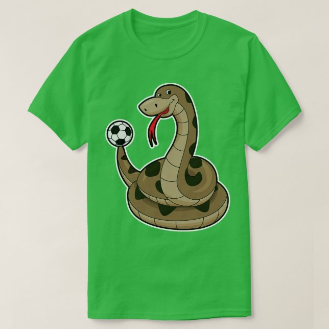 Camiseta Serpiente como jugador con bola (Diseño del anverso)