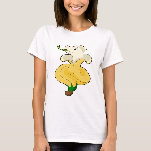 Camiseta Serpiente con banana (Anverso)