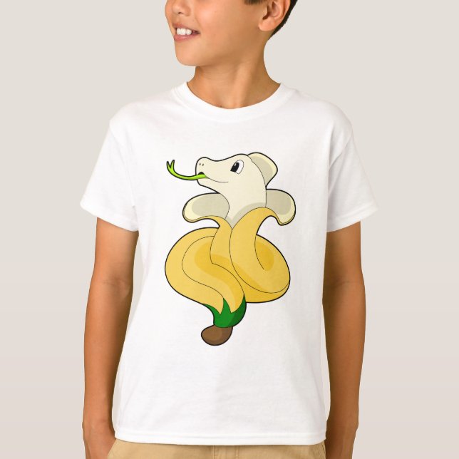 Camiseta Serpiente con banana (Anverso)