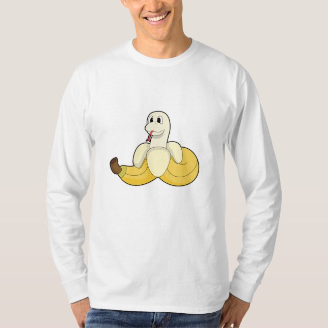 Camiseta Serpiente con banana (Anverso)