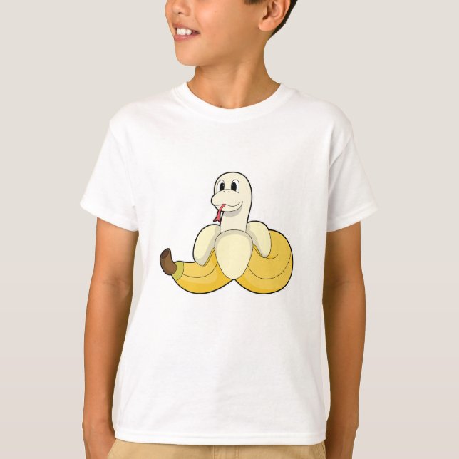 Camiseta Serpiente con banana (Anverso)