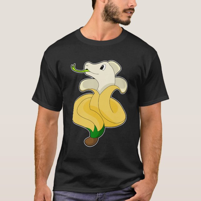 Camiseta Serpiente con banana (Anverso)