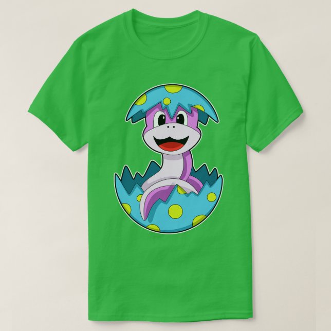 Camiseta Serpiente con cáscara de huevo (Diseño del anverso)