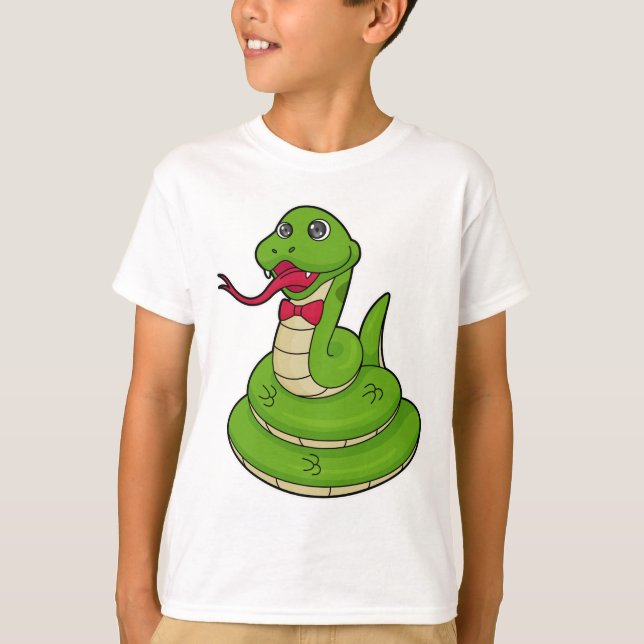 Camiseta Serpiente con corbata (Anverso)