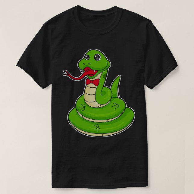 Camiseta Serpiente con corbata (Diseño del anverso)